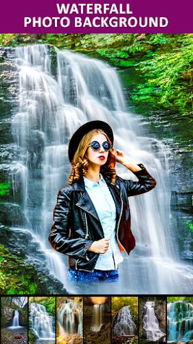 Waterfall Photo Editor frame ဖန်သားပြင်ဓာတ်ပုံ 2