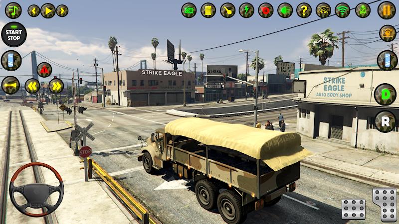 American Army Truck Driving Captura de pantalla 3