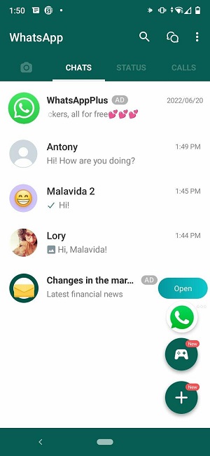 WhatsApp Plus v18 স্ক্রিনশট 1