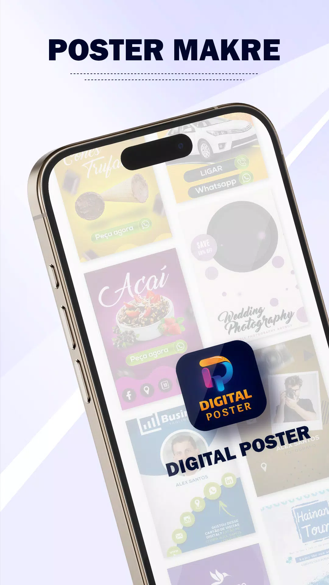 Digital Poster Maker Ảnh chụp màn hình 1