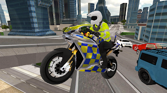 Police Motorbike Simulator 3D Zrzut ekranu 0