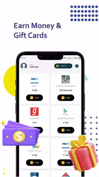 Earn Rewards & Cashback ဖန်သားပြင်ဓာတ်ပုံ 0