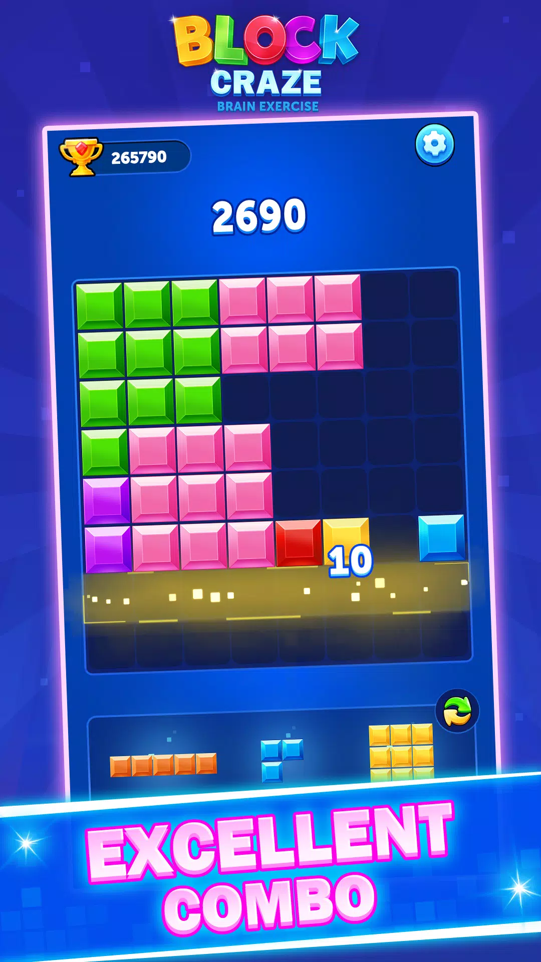 Block Craze：Brain Exercise Schermafbeelding 1