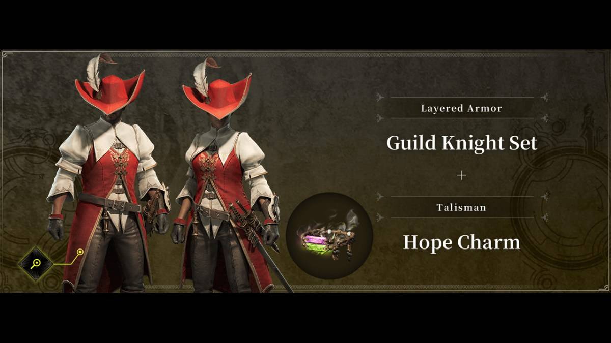 สั่งซื้อล่วงหน้า DLC สำหรับ Monster Hunter Wilds: Guild Knight Set และ Hope Charm