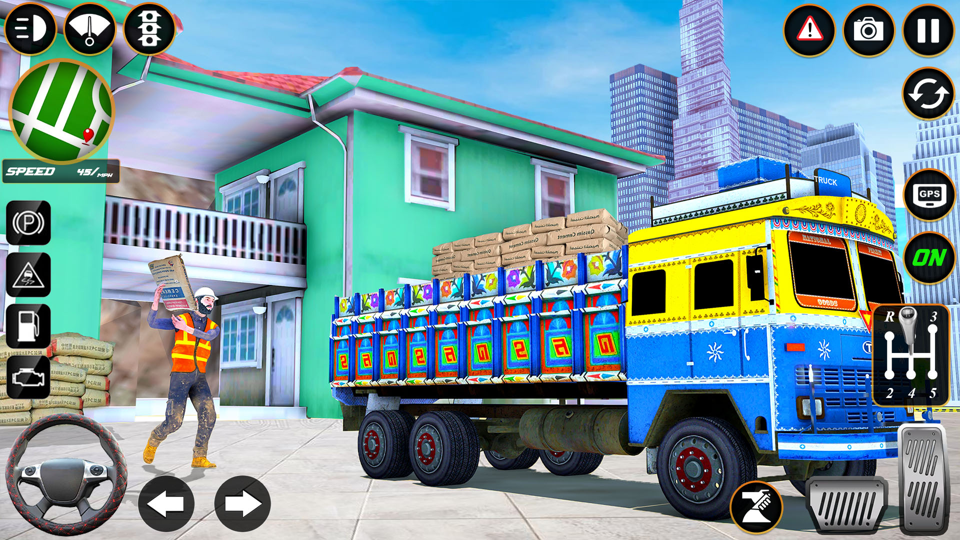 Crazy Truck Driving:Truck Game Tangkapan skrin 2