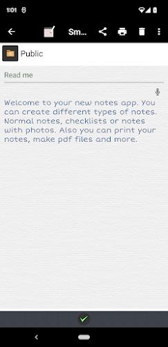 Smart Notes App スクリーンショット 1