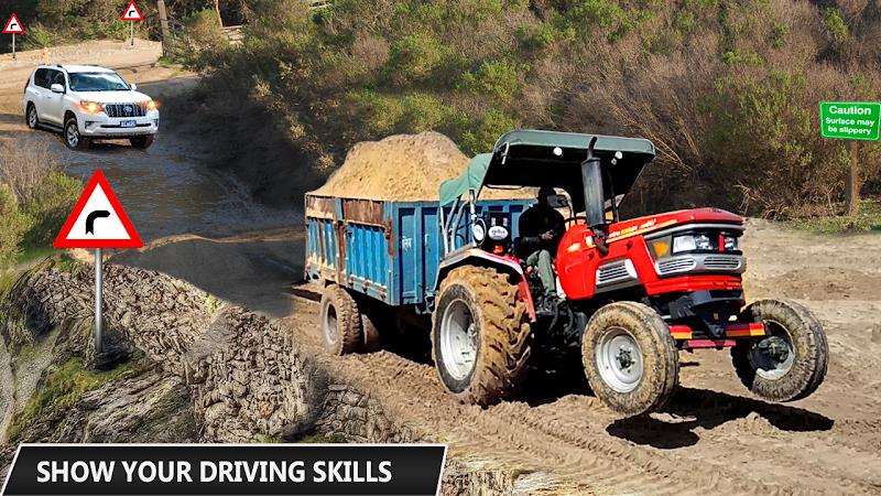 Indian Tractor Trolley Farming Ảnh chụp màn hình 0