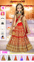 Indian Wedding Lehenga Game Tangkapan skrin 3