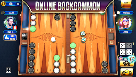 Schermata Backgammon Legends Online 1