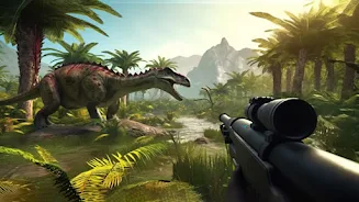 Angry Dinosaur Shooting Game Captura de tela 2