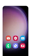 Galaxy S23 Theme/Icon Pack ဖန်သားပြင်ဓာတ်ပုံ 0