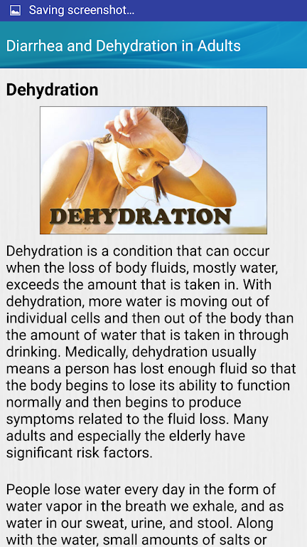 Diarrhea and Dehydration Help スクリーンショット 1