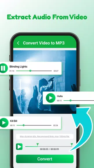Video to MP3: Video Converter Screenshot 1