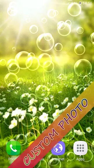 Bubble Live Wallpaper Tangkapan skrin 0