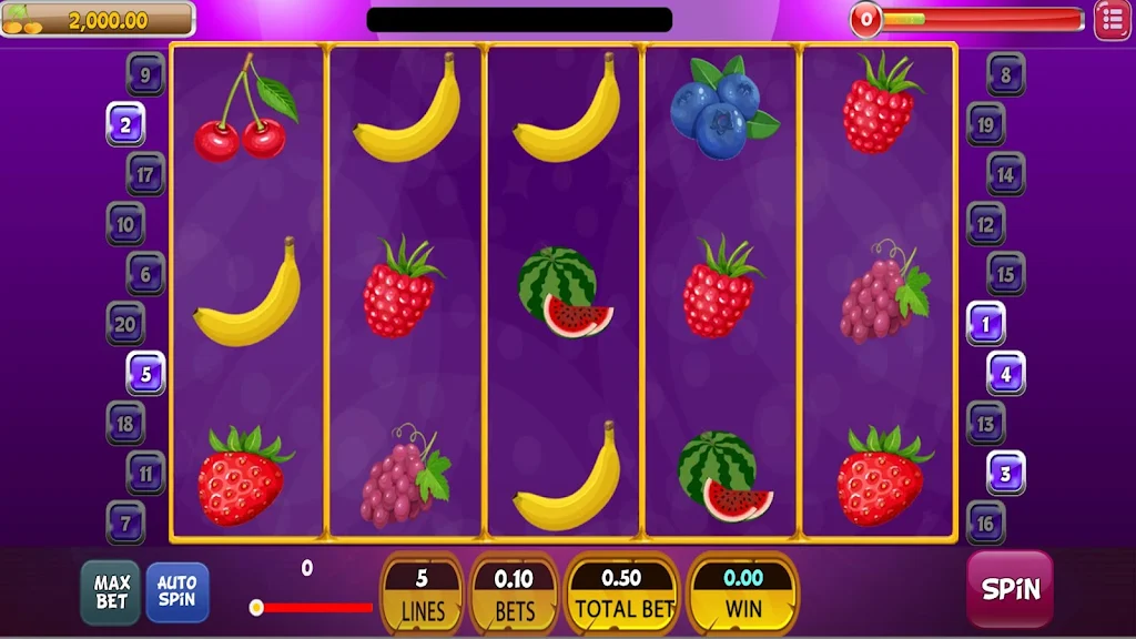 Free Fruits Slot Machine Cherry Luck Screenshot 1