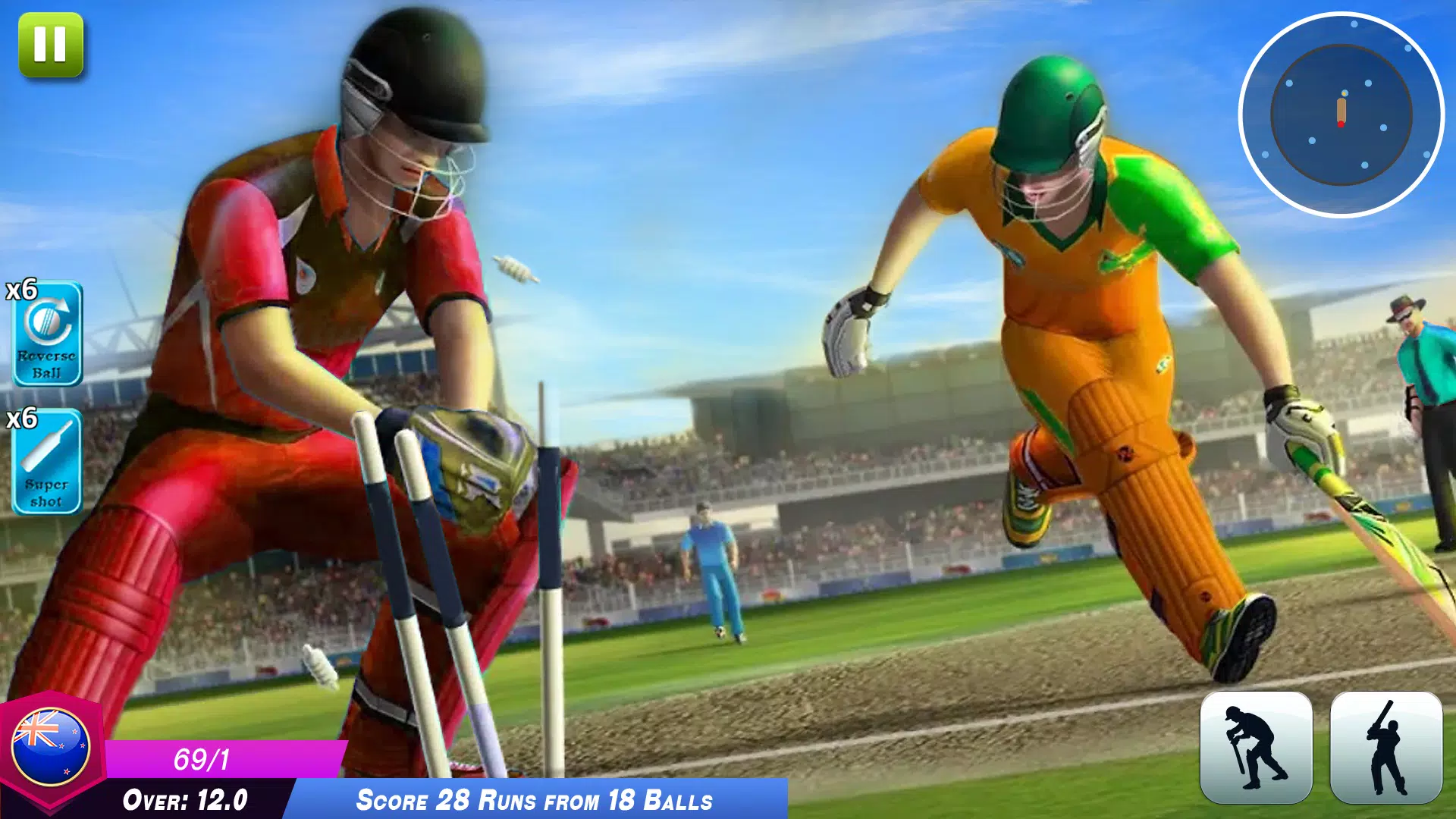 World Cricket Games Offline Captura de pantalla 3