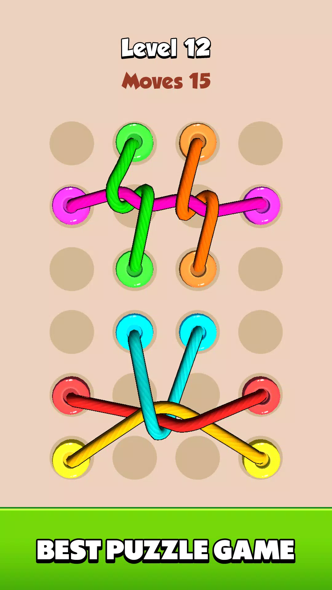 Color Tangled Rope 3D Screenshot 1