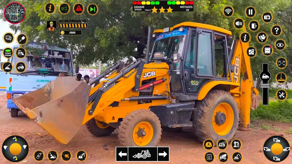 Snow Excavator Game: JCB Games Скриншот 3