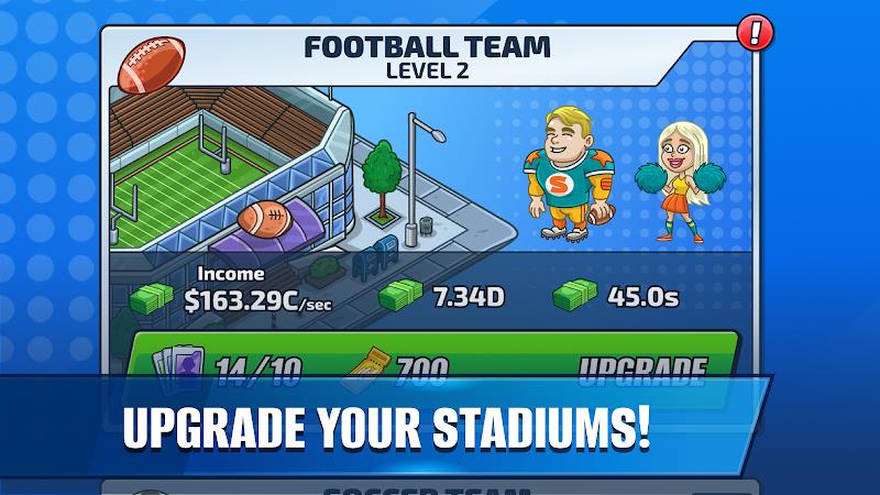 Sports Playoff Idle Tycoon Zrzut ekranu 2