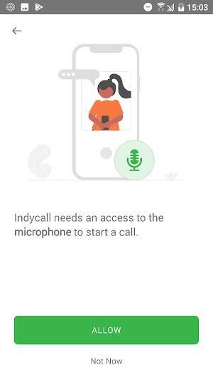 IndyCall - calls to India स्क्रीनशॉट 1