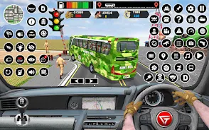 Army Coach Bus Simulator Games 스크린샷 0