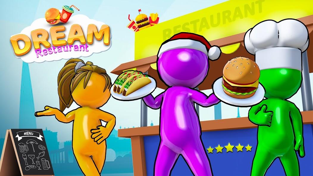 Idle Burger Shop: Cafe Tycoon Mod Captura de pantalla 1