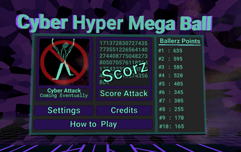 Cyber Hyper Mega Ball 스크린샷 1