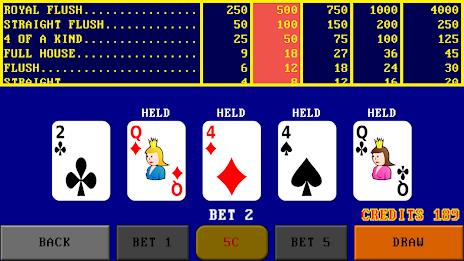 Video Poker Simulator 스크린샷 0