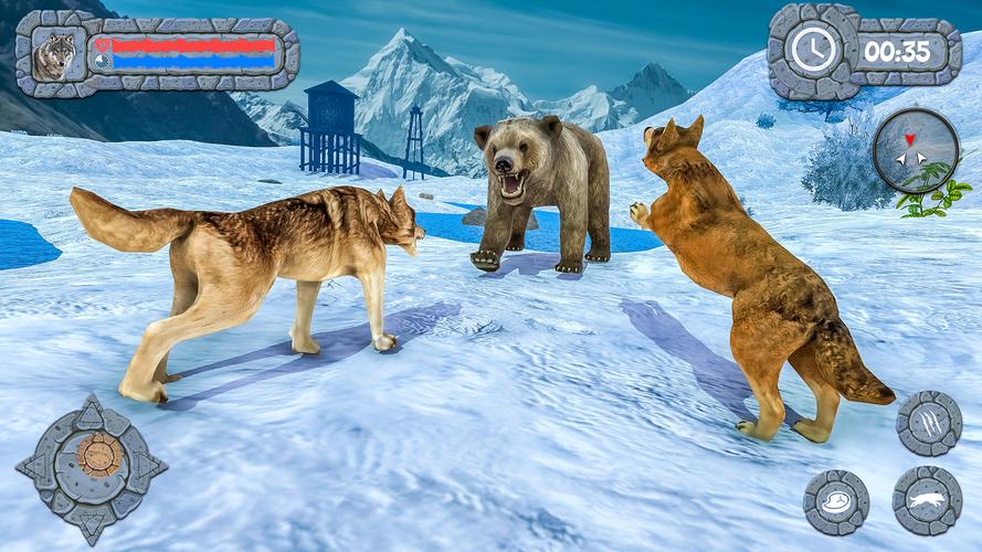 Arctic Wolf Family Simulator應用截圖第0張