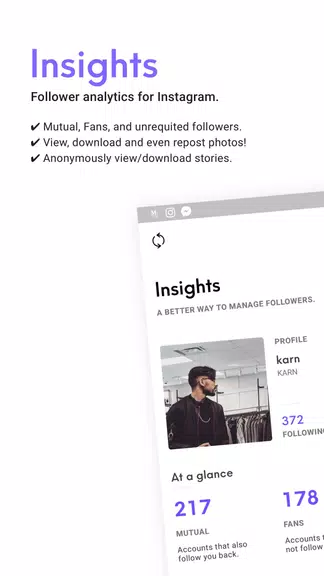 Insights for Instagram Capture d'écran 0
