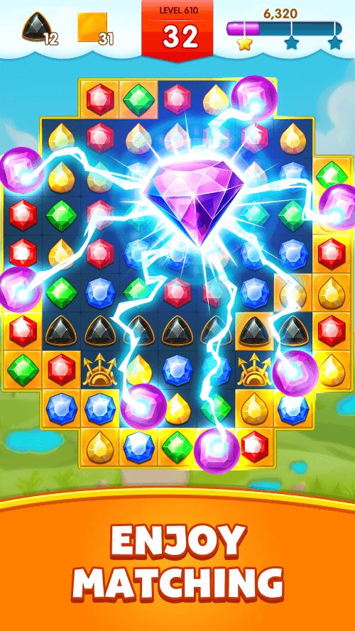 Jewels Legend - Match 3 Puzzle Captura de pantalla 2