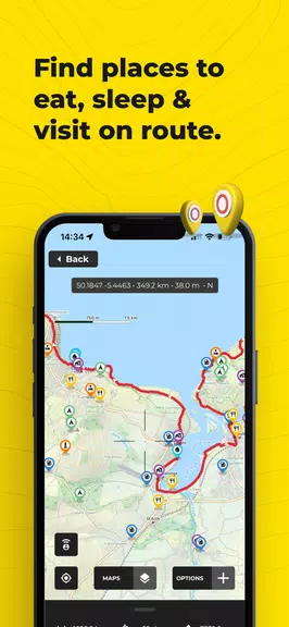 HiiKER: The Offline Hiking app Tangkapan skrin 3