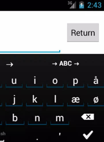Danish for AnySoftKeyboard ภาพหน้าจอ 2