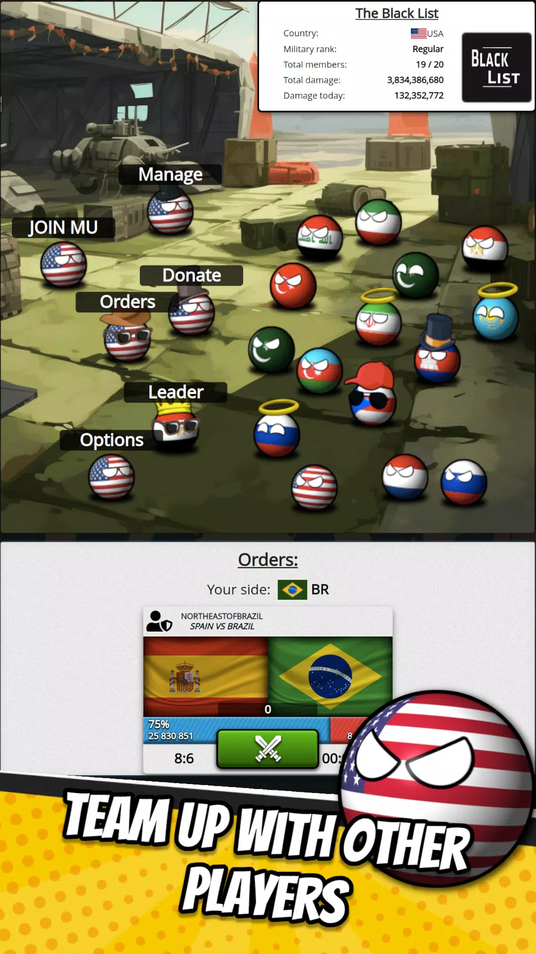 eSim Countryballs Country Game Скриншот 2