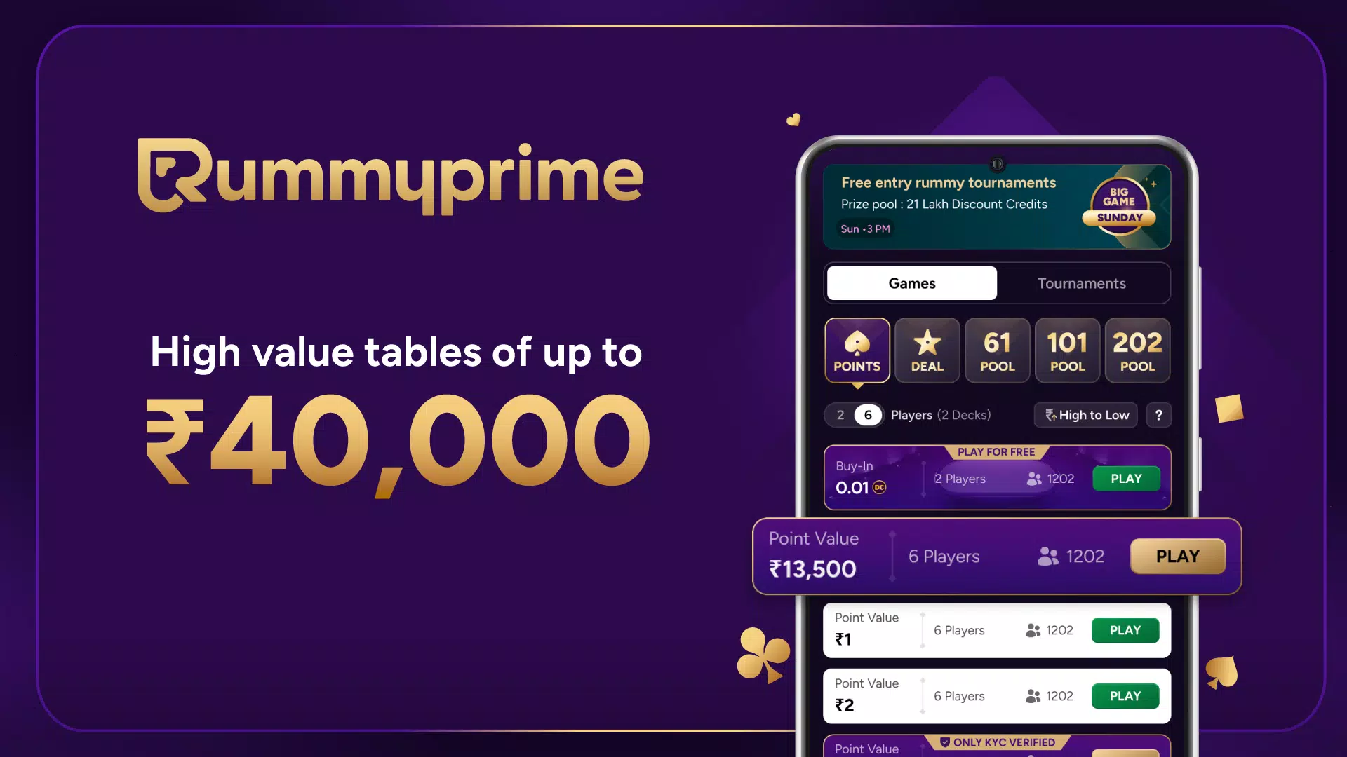 RummyPrime - Rummy Cash Game Zrzut ekranu 2