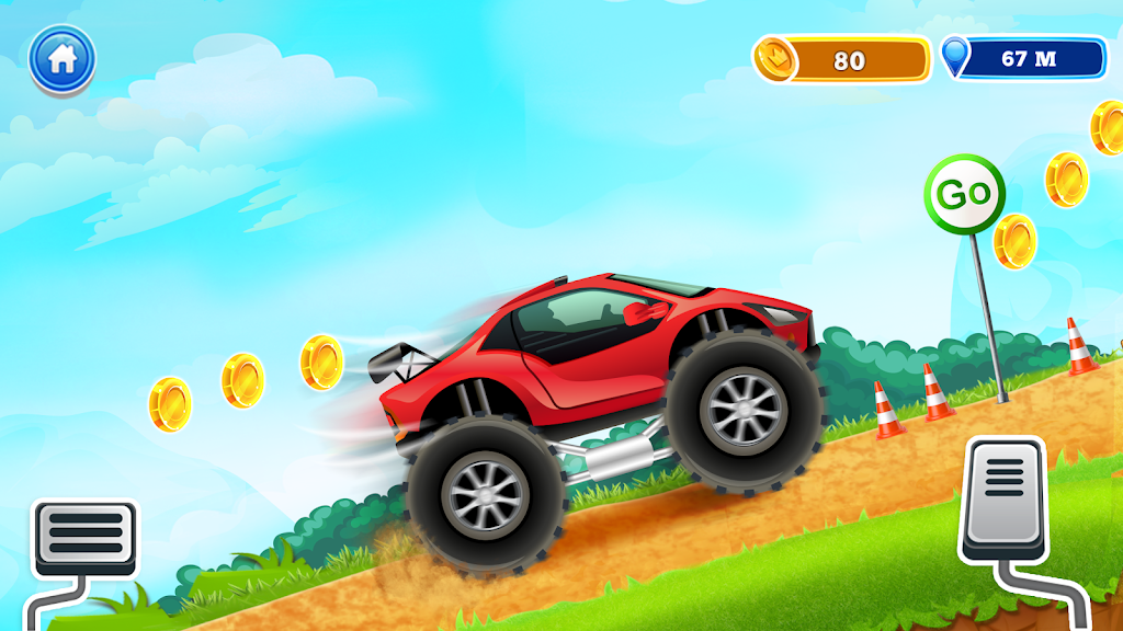 Uphill Races Car Game For Boys ภาพหน้าจอ 1