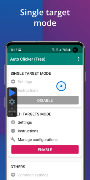 Auto Clicker - Automatic tap Mod Tangkapan skrin 1