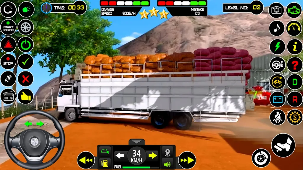 US Mud Truck Transport Game 3D स्क्रीनशॉट 2