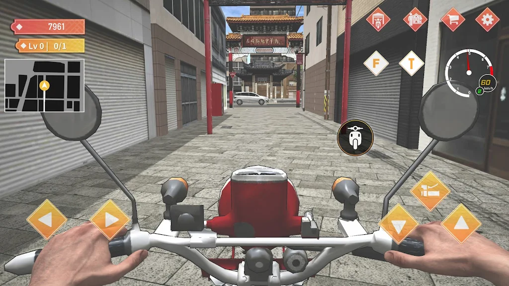 Japan Postman Moto Simulator ဖန်သားပြင်ဓာတ်ပုံ 2