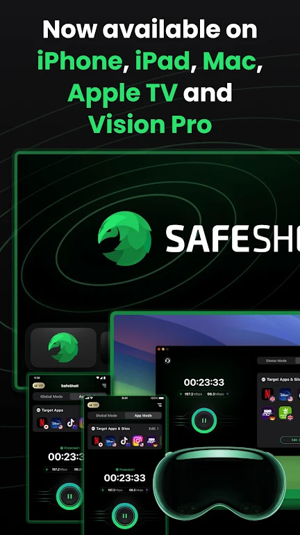 SafeShell VPN - Stream Freedom Captura de pantalla 3