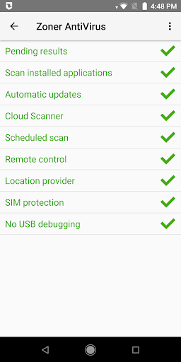 Zoner AntiVirus स्क्रीनशॉट 1