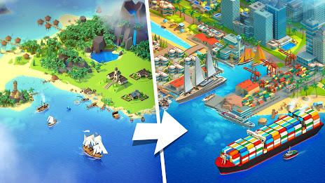 Sea Port: Cargo Boat Tycoon স্ক্রিনশট 0