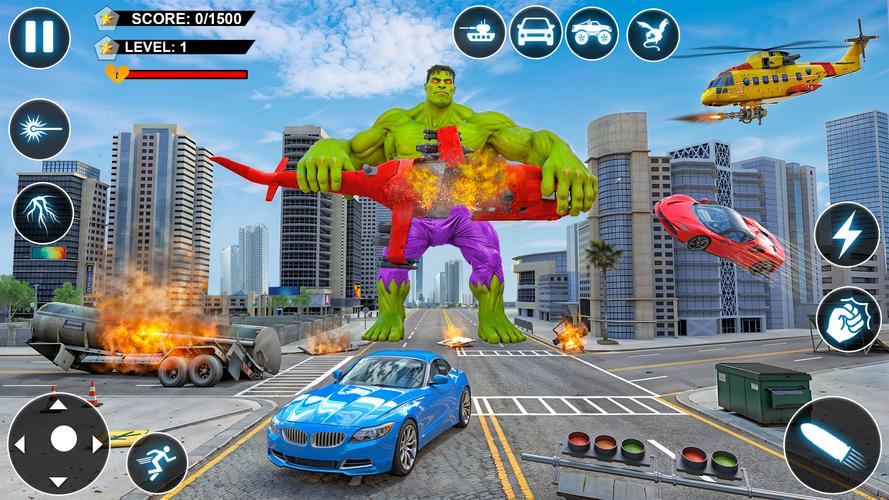 Incredible Monster Hero Games 스크린샷 3