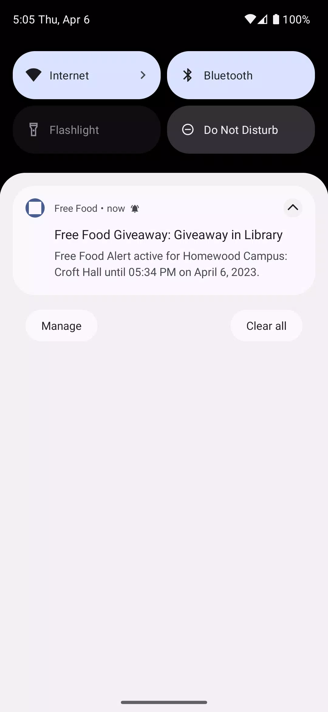 Free Food Alert Captura de pantalla 2