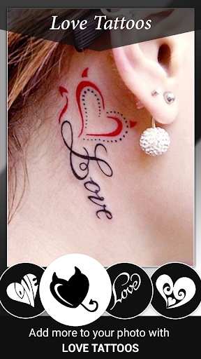 Tattoo Name On My Photo Editor स्क्रीनशॉट 1