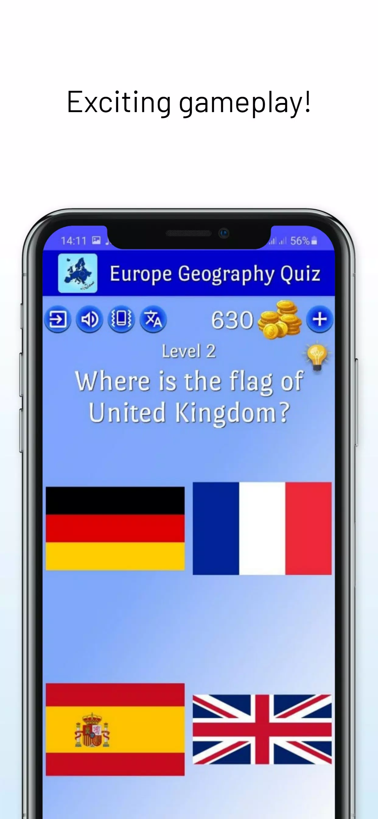 Europe Geography Quiz应用截图第2张