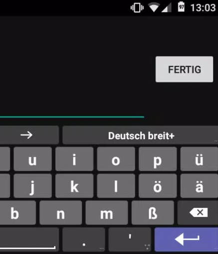 German for AnySoftKeyboard ဖန်သားပြင်ဓာတ်ပုံ 2