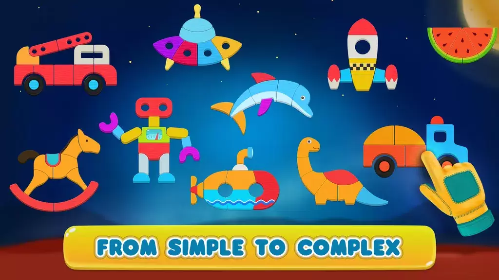 Cosmo Shapes Puzzles for kids Ảnh chụp màn hình 2