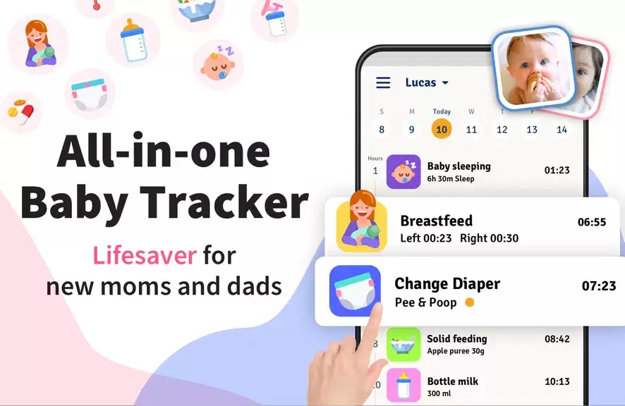 Baby Tracker - Breastfeeding Ảnh chụp màn hình 0