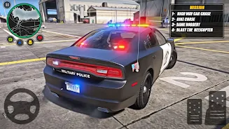 Police Car Chase Criminal Game 스크린샷 1